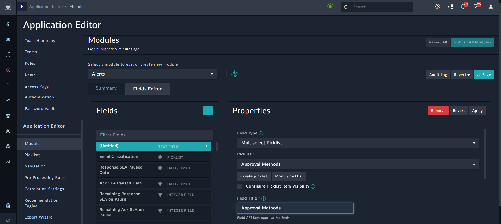 Field Type - Multiselect Picklist