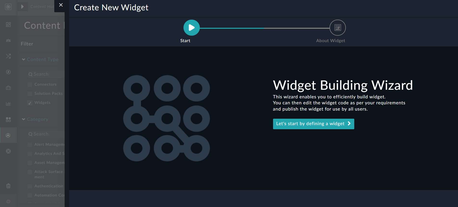 Widget Building Wizard
