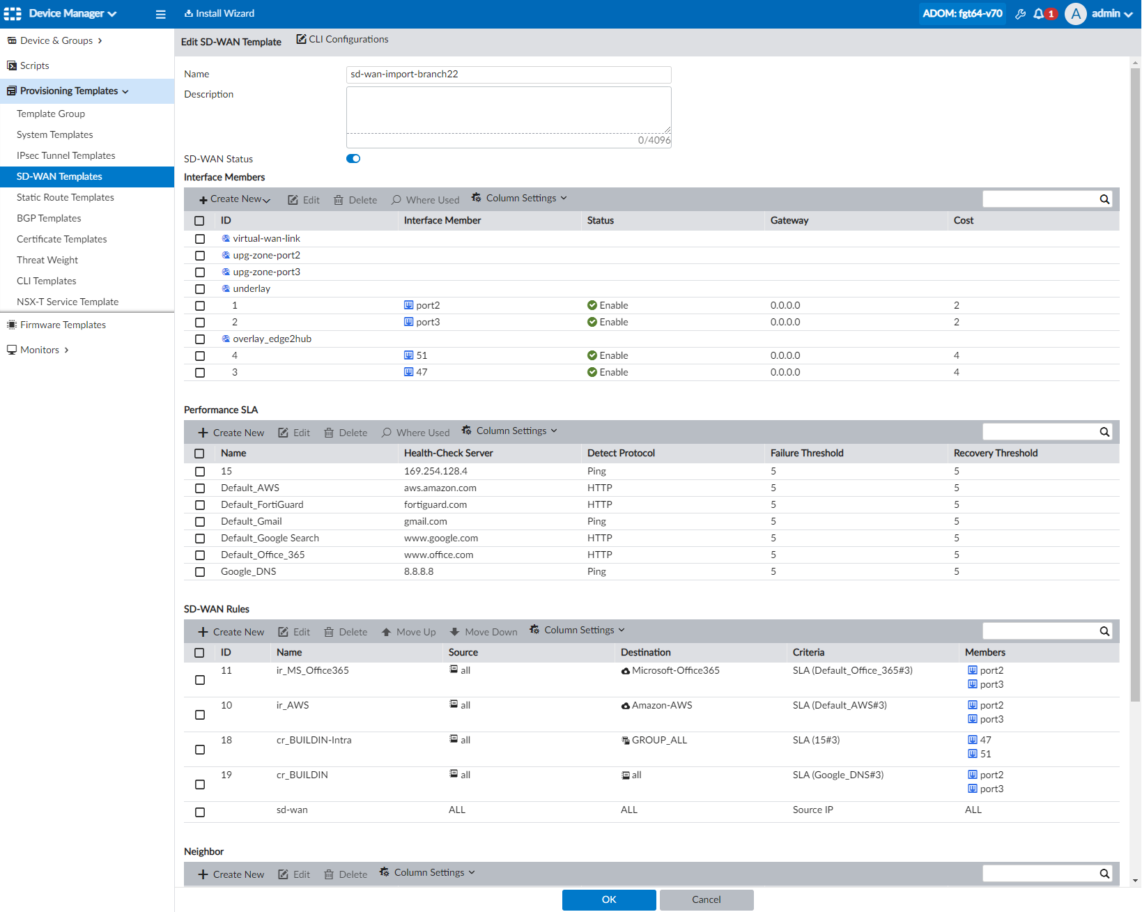 Migrate an SD-WAN Orchestrator configuration into SD-WAN templates ...