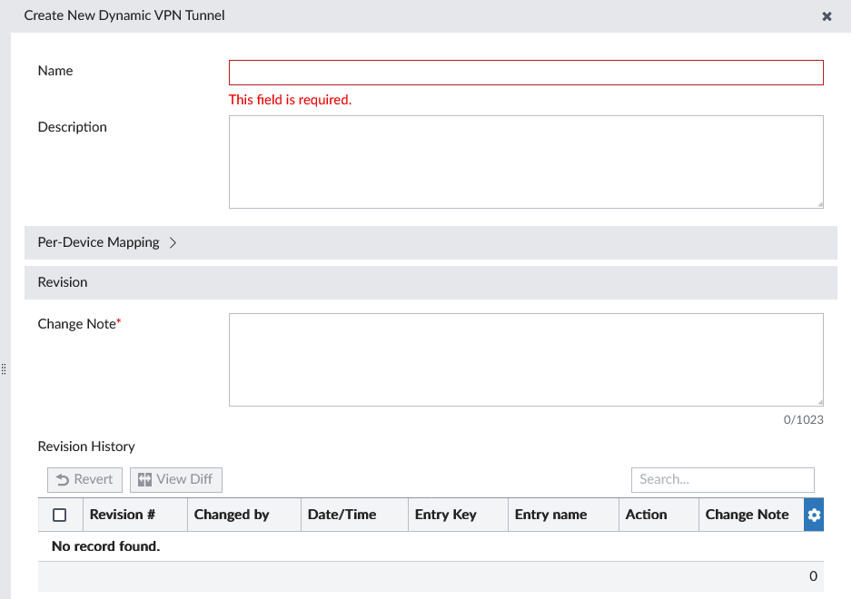 Create a dynamic VPN Tunnel | FortiManager 7.6.3 | Fortinet Document ...