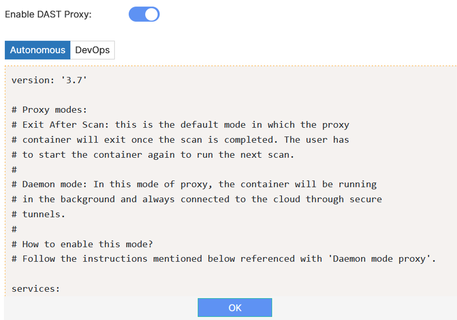 FortiDAST Proxy | FortiDAST 23.4.0 | Fortinet Document Library