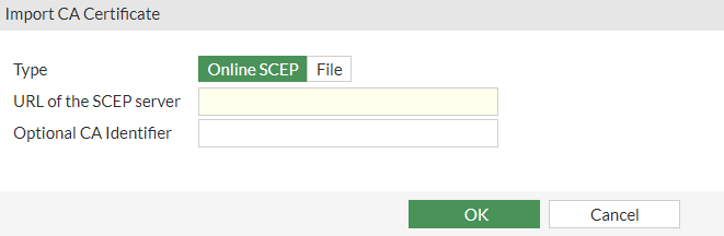 Importing CA certificate | FortiPAM 1.6.0 | Fortinet Document Library
