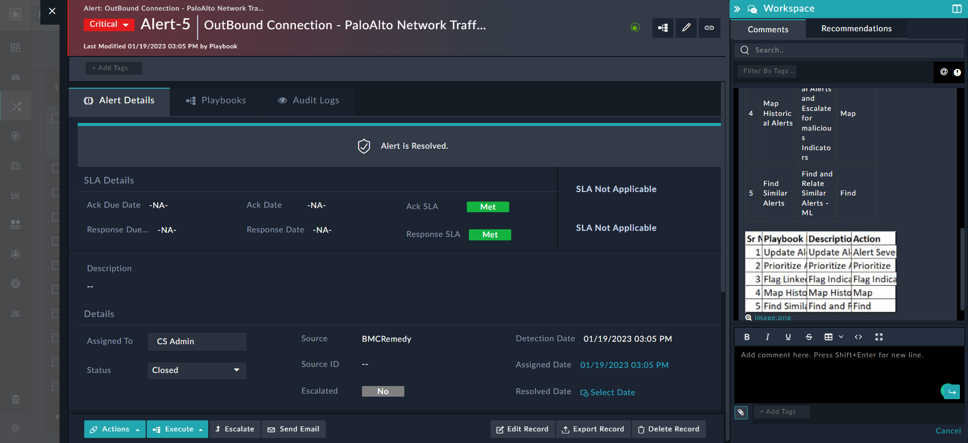 Copy-pasting a table into comments