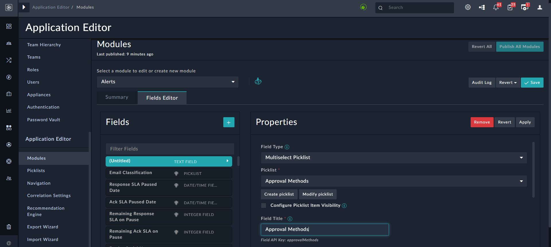 Field Type - Multiselect Picklist