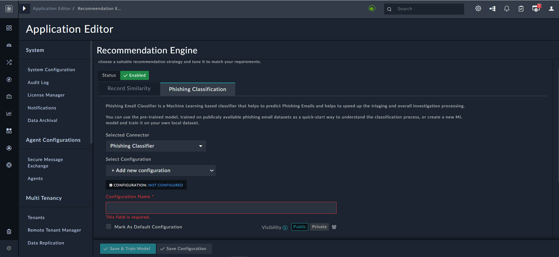 Recommendation Engine - Phishing Classification