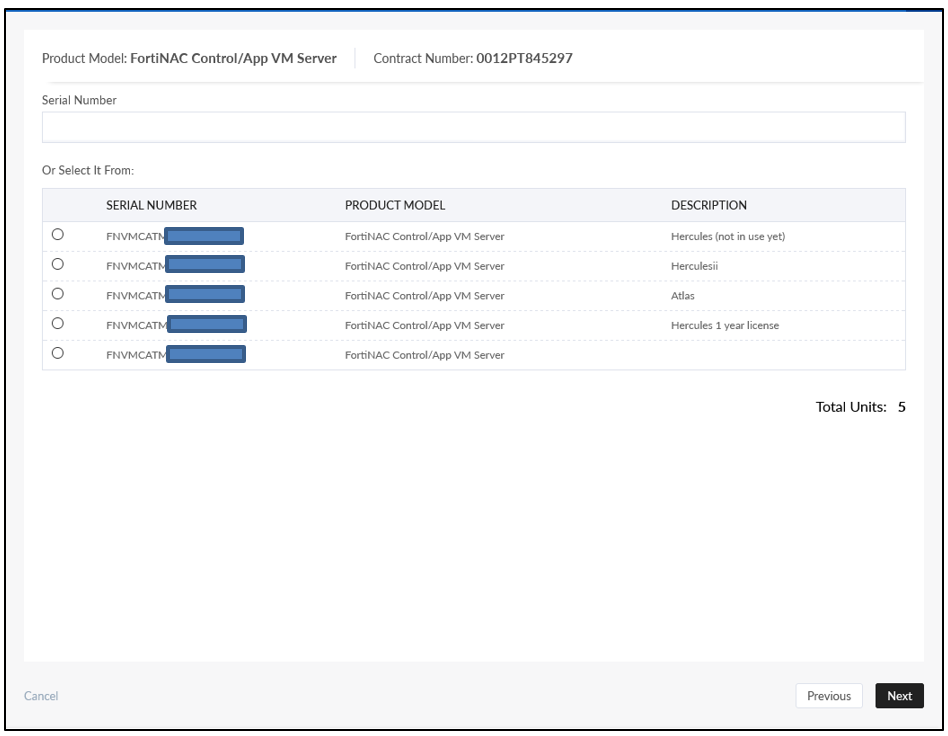 Register Support Contract for License | FortiNAC-F 7.6.0 | Fortinet ...
