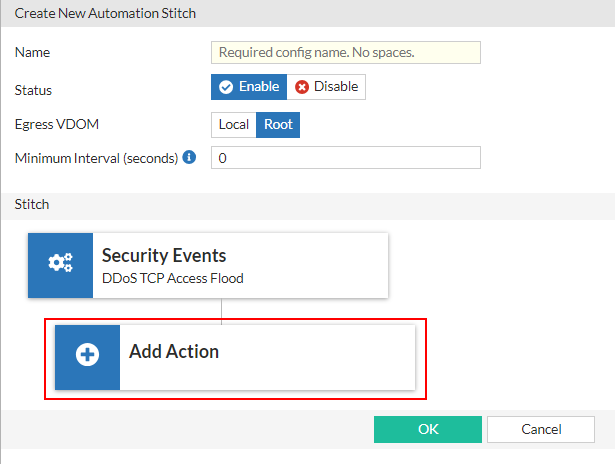 Creating automation stitches | FortiADC 7.6.1 | Fortinet Document Library