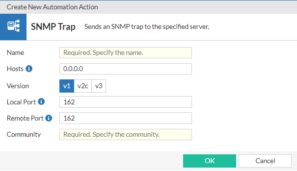 Configuring Automation Actions | FortiADC 7.6.1 | Fortinet Document Library