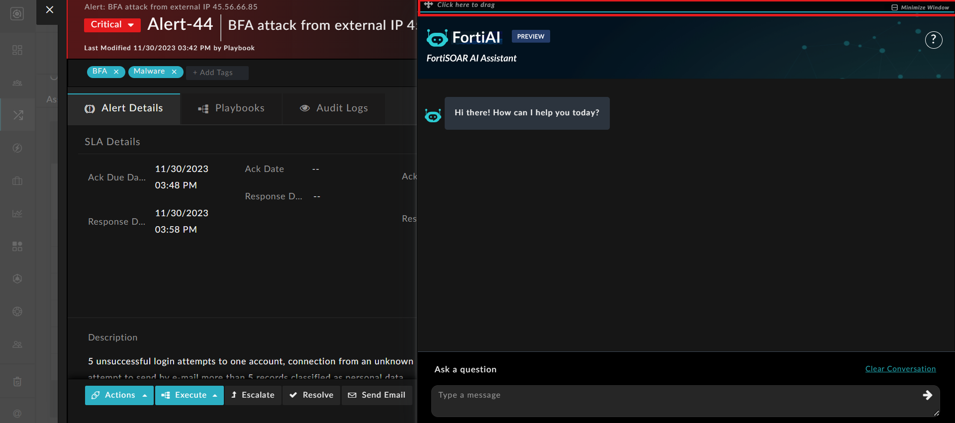 Widget configured with an interactive background