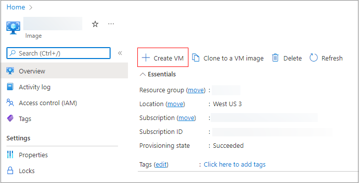 Create VM with the FortiDeceptor VHD | FortiDeceptor Public Cloud 4.2.0